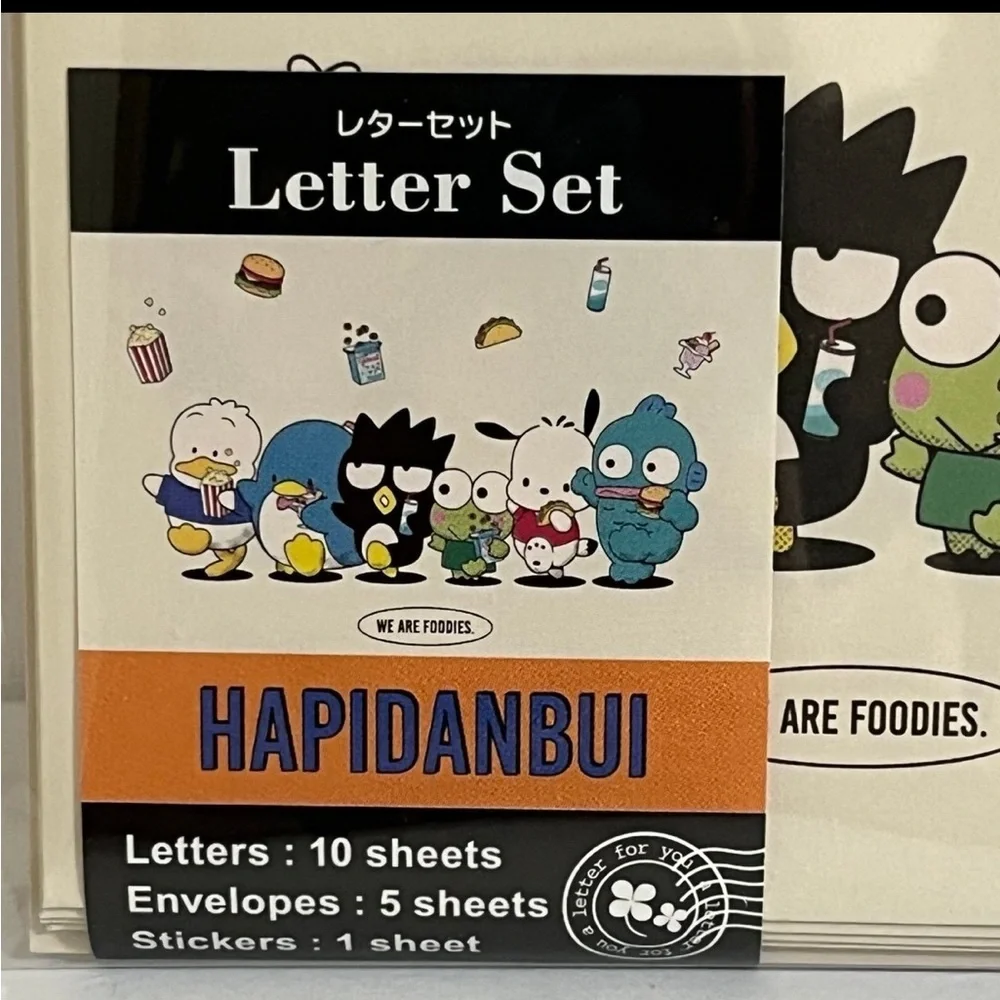 Sanrio Boys-Hapidanbui Letter Set